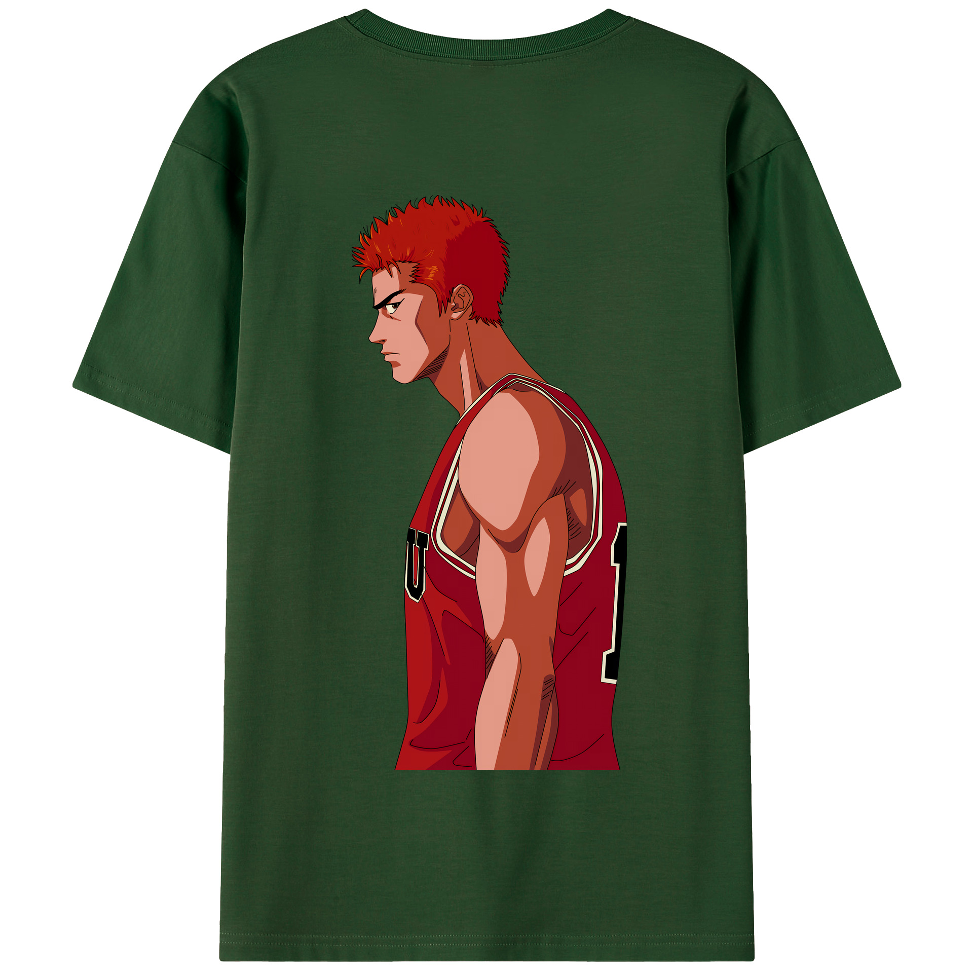 SLAM DUNK／スラムダンク 綿100％半袖Tシャツ（背面プリント）